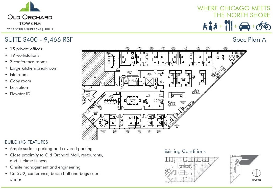 5202 Old Orchard Rd, Skokie, IL for lease Floor Plan- Image 1 of 6