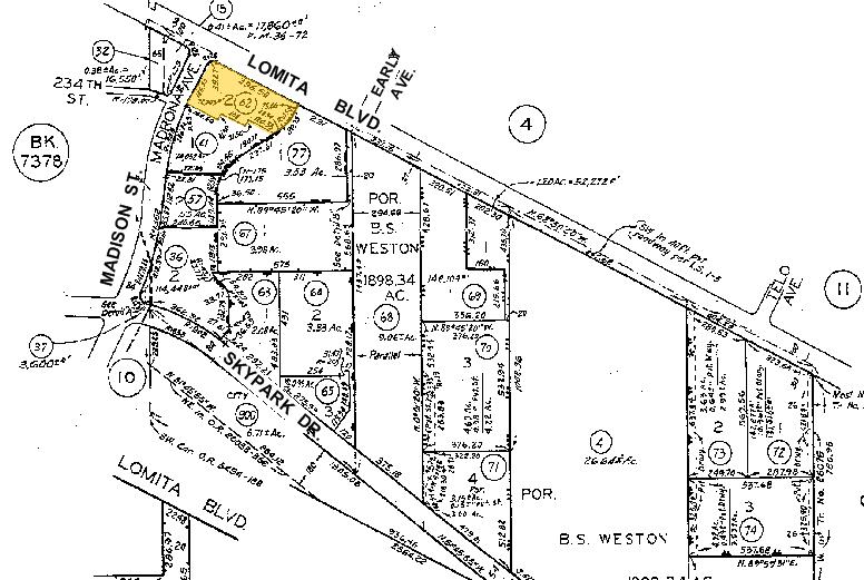 3500 Lomita Blvd, Torrance, CA for lease - Plat Map - Image 3 of 4