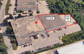 2901 Progress Rd, Madison, WI - AERIAL  map view