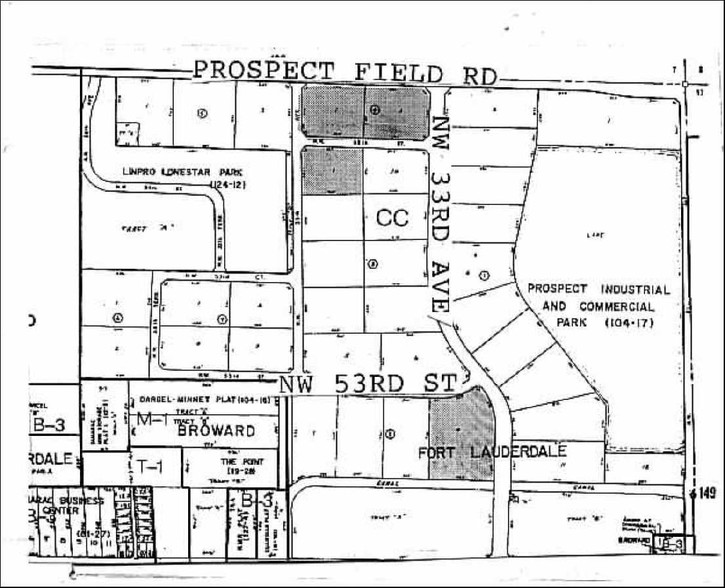 5535-5545 NW 35th Ave, Fort Lauderdale, FL for lease - Plat Map - Image 2 of 8