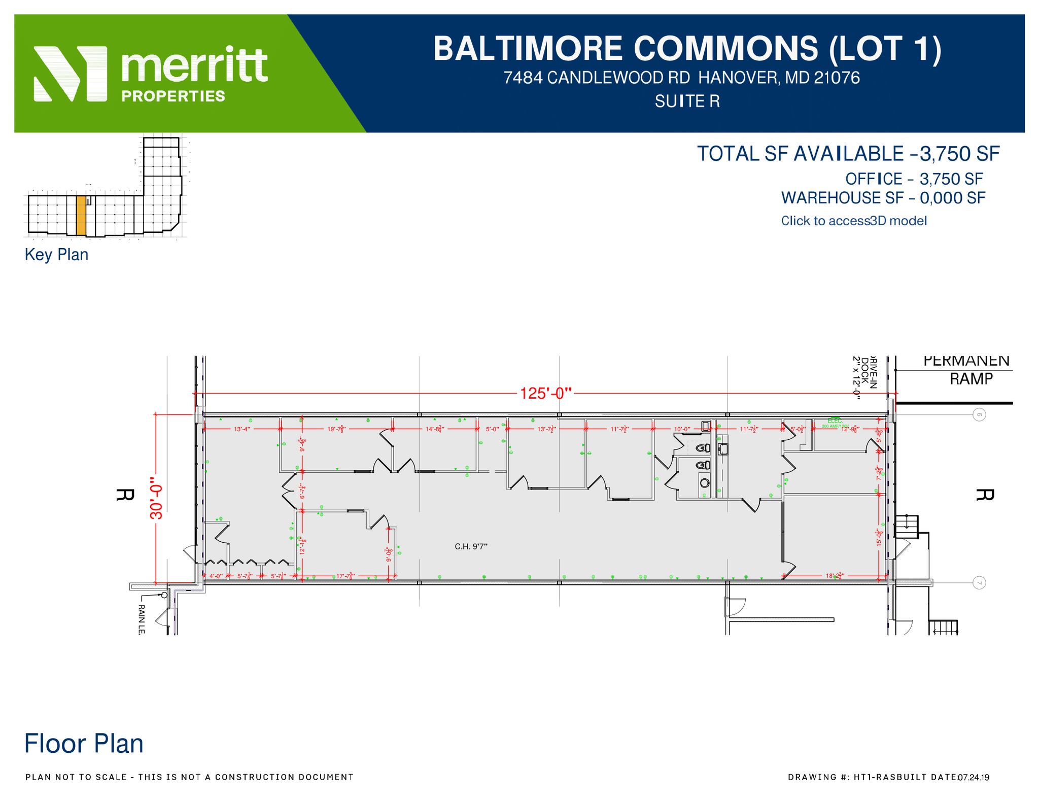 7455 New Ridge Rd, Hanover, MD for lease Floor Plan- Image 1 of 1