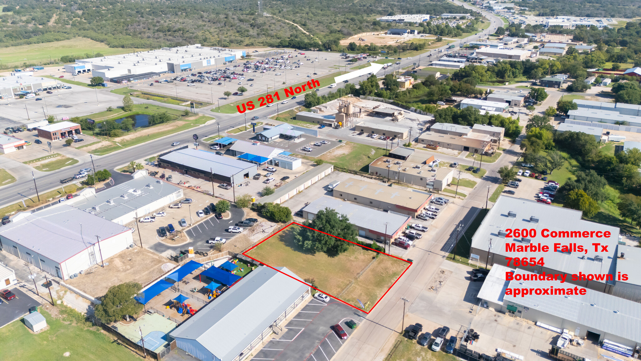 2600 Commerce St, Marble Falls, TX for sale Aerial- Image 1 of 18