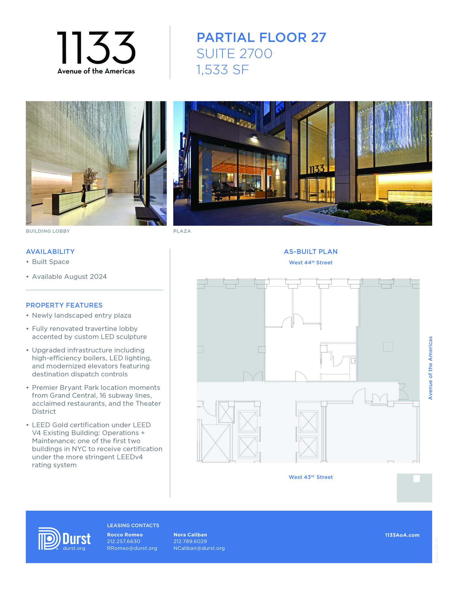 1133 Avenue of the Americas, New York, NY for lease Floor Plan- Image 1 of 1