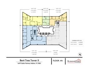 16479 Dallas Pky, Addison, TX for lease Floor Plan- Image 1 of 9