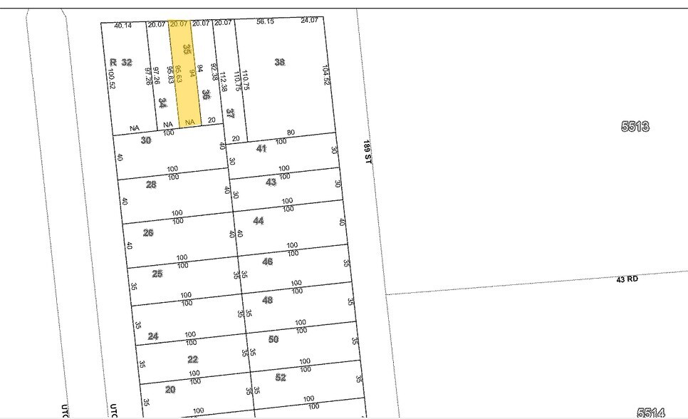 18808 Northern Blvd, Flushing, NY for lease - Plat Map - Image 1 of 1