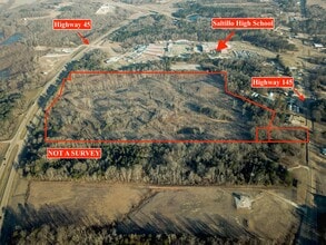 US Highway 45, Saltillo, MS - AERIAL  map view - Image1