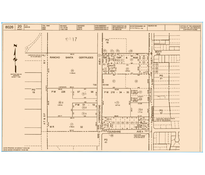 11811 Greenstone, Santa Fe Springs, CA for sale - Plat Map - Image 2 of 3
