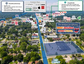 2936-2944 W Sylvania Ave, Toledo, OH - AERIAL  map view - Image1