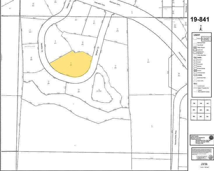 3647 Marathon Cir, Austell, GA for sale - Plat Map - Image 1 of 1