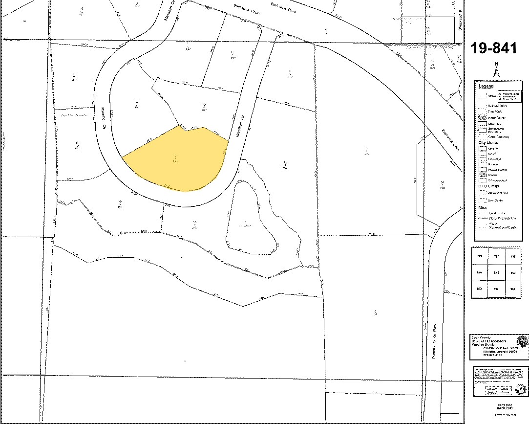 3647 Marathon Cir, Austell, GA for sale Plat Map- Image 1 of 1