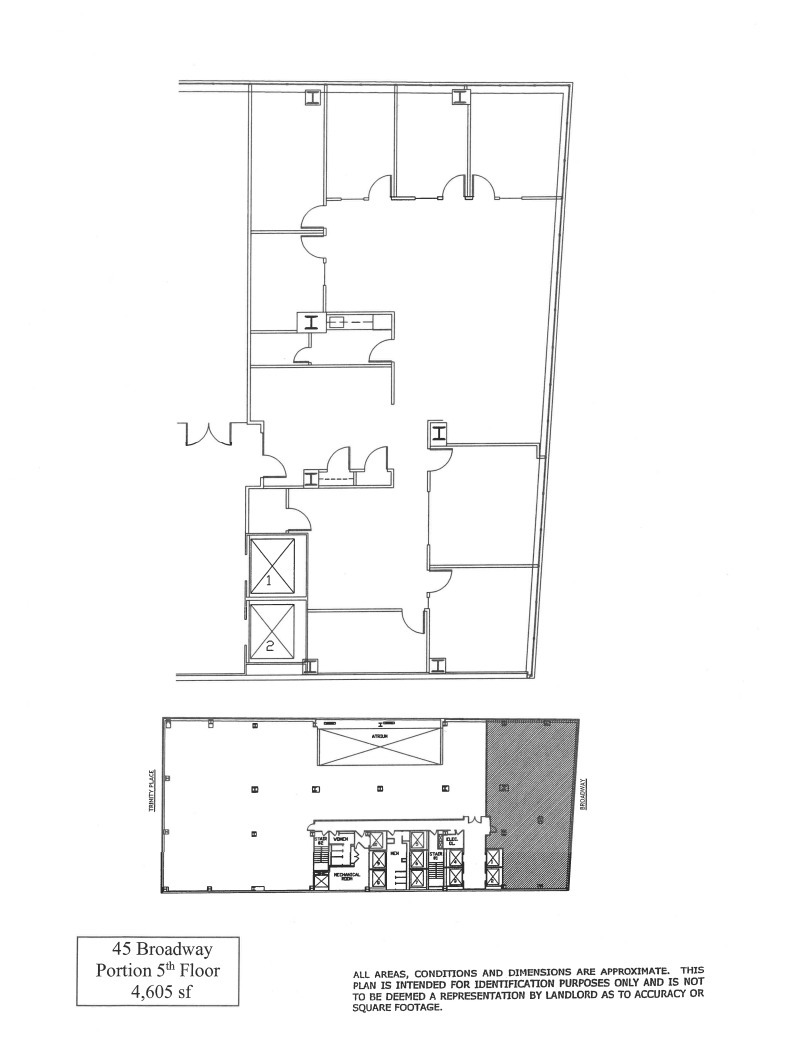 45 Broadway, New York, NY for lease Floor Plan- Image 1 of 10