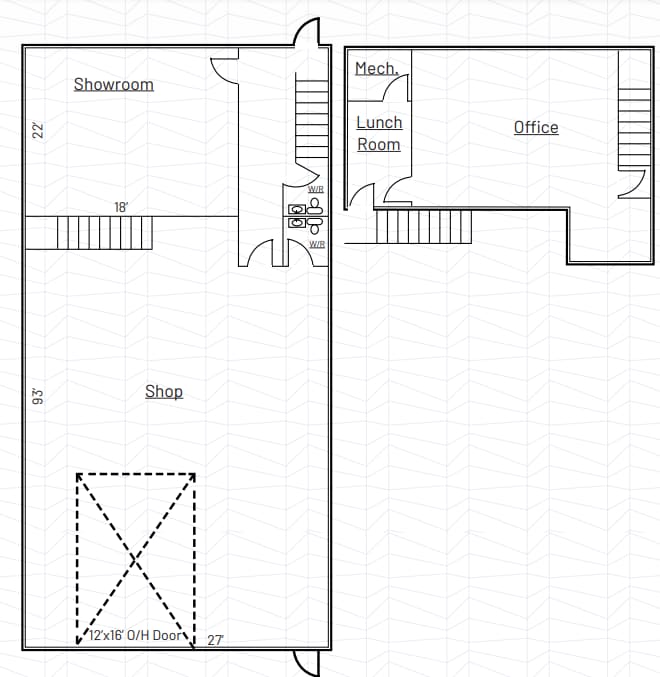 7429 49 Ave, Red Deer, AB T4P 1N2 - Unit 7 - - Floor Plan - Image 1 of 1