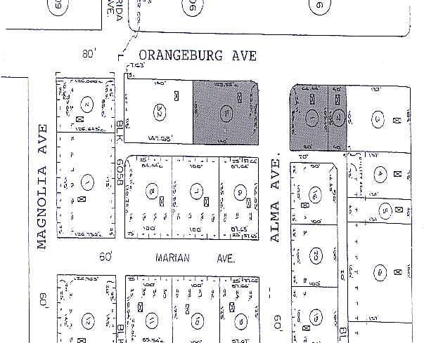 112-118 W Orangeburg Ave, Modesto, CA for sale - Plat Map - Image 2 of 2