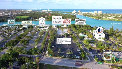 1016 Clemons St, Jupiter, FL - aerial  map view