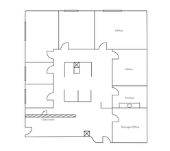 128-130 N Brand Blvd, Glendale, CA for lease Floor Plan- Image 1 of 1