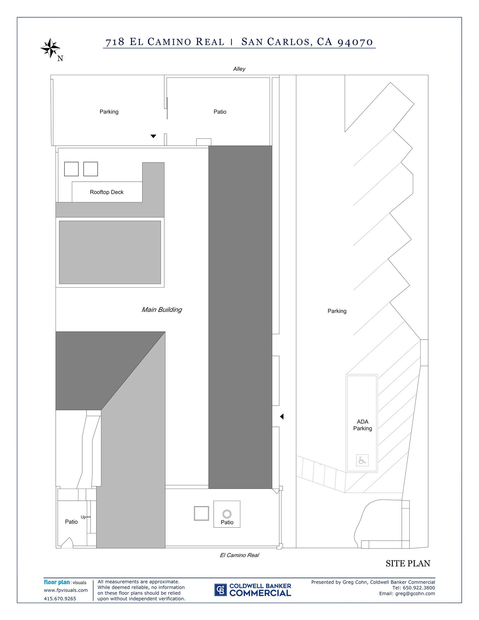 1310 El Camino Real, San Carlos, CA for lease Site Plan- Image 1 of 1