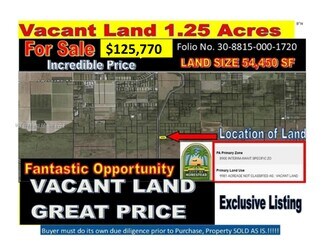 More details for SW 418 STREET AND SW 207 AVE. MIAMI, Homestead, FL - Land for Sale