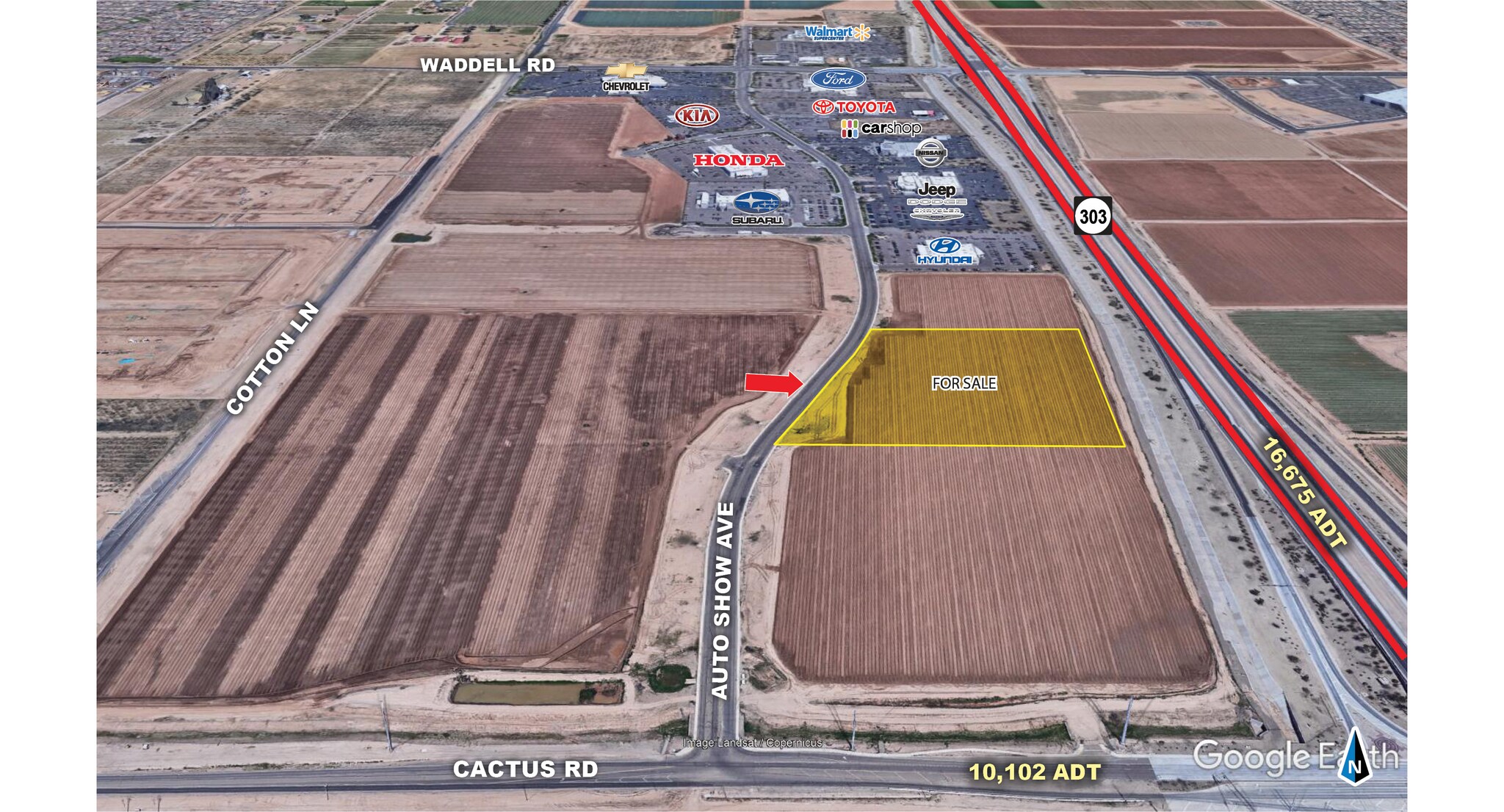 NW Cactus Rd & Loop 303, Surprise, AZ for sale Primary Photo- Image 1 of 1