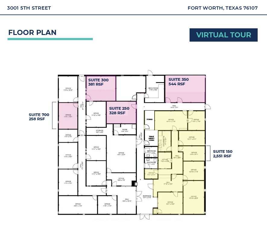 3001 5th St, Fort Worth, TX for lease Floor Plan- Image 1 of 1