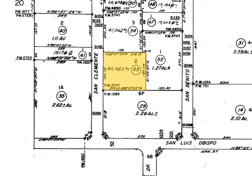 31162 San Clemente St, Hayward, CA for lease - Plat Map - Image 2 of 3