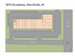 28-80 80th Pl, Merrillville, IN for lease Site Plan- Image 2 of 2