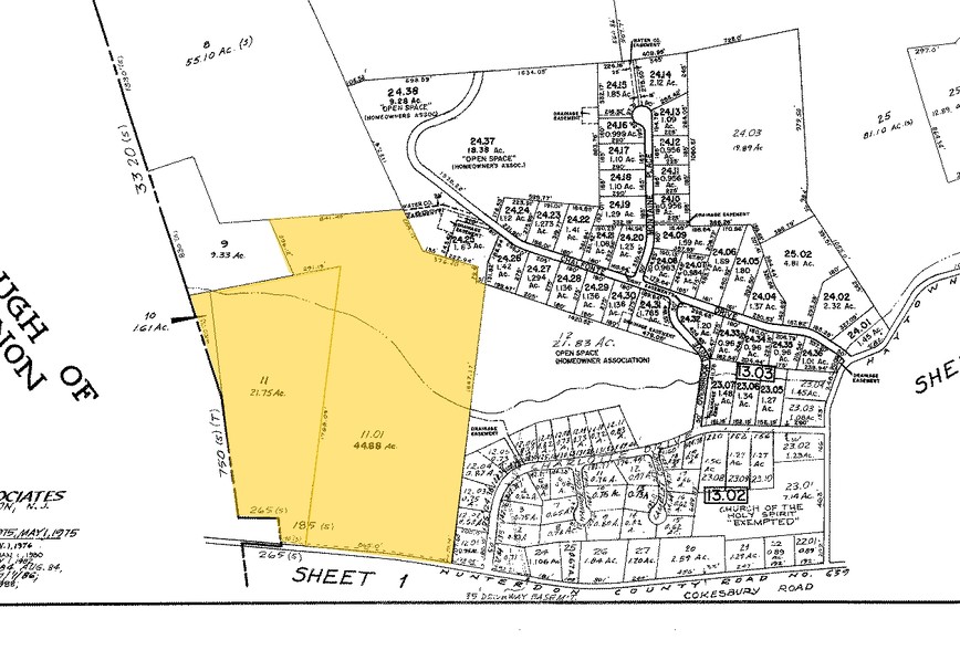 111 Cokesbury Rd, Lebanon, NJ for lease - Plat Map - Image 3 of 3