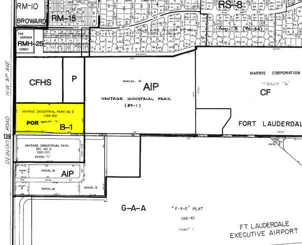 2937 W Cypress Creek Rd, Fort Lauderdale, FL for sale - Plat Map - Image 2 of 5