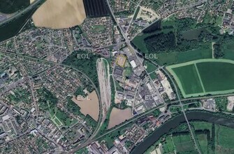 Persan - Aerial map view