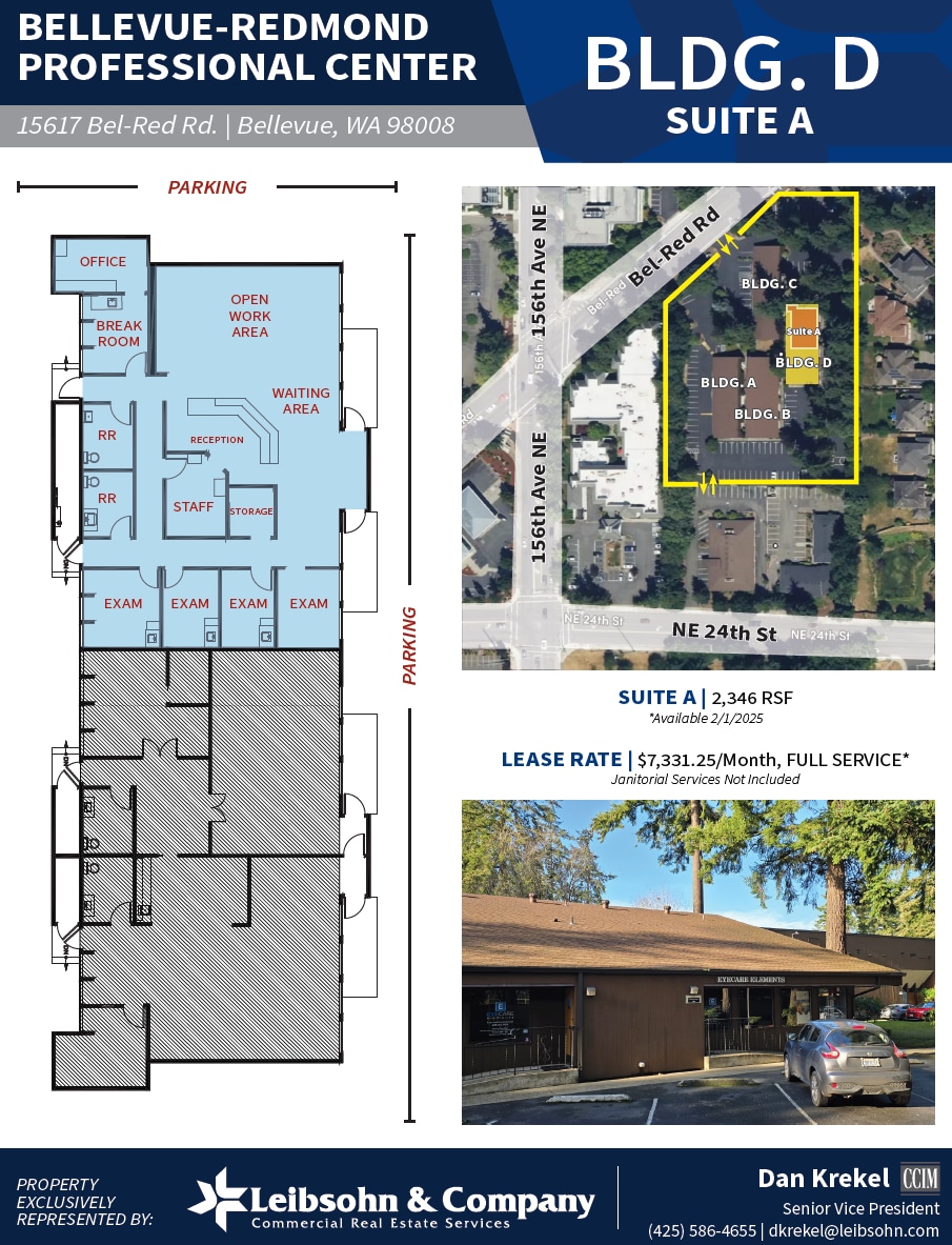 15611 NE Bel Red Rd, Bellevue, WA for lease Floor Plan- Image 1 of 3