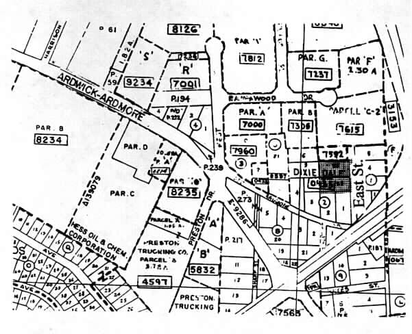 3610-3620 East St, Landover, MD for lease - Plat Map - Image 2 of 4