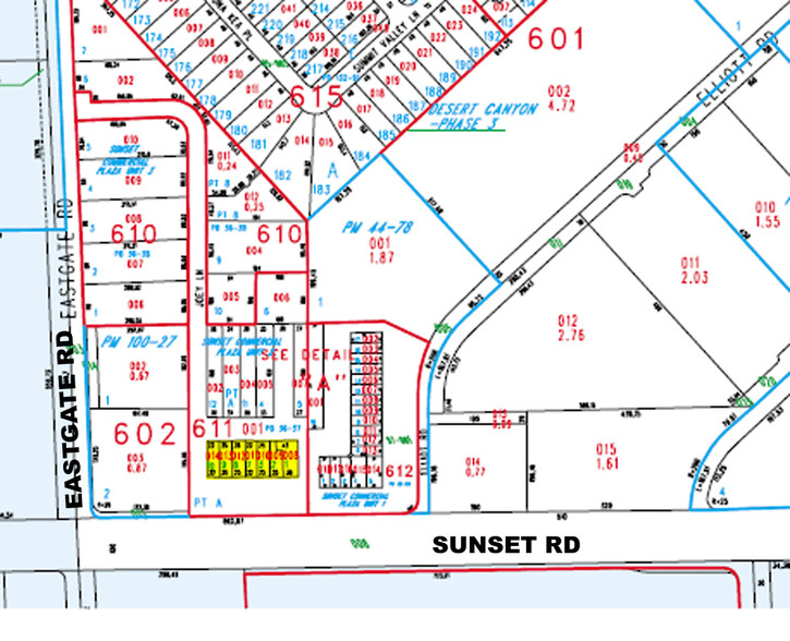 600 W Sunset Rd, Henderson, NV for lease - Plat Map - Image 2 of 25