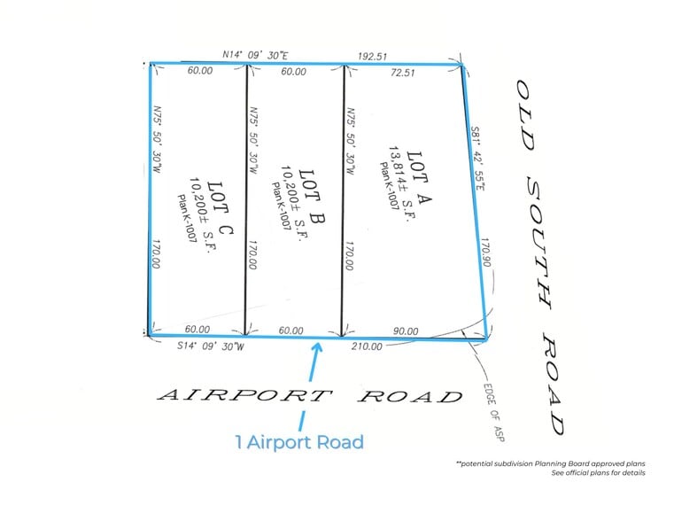 1 Airport Rd, Nantucket, MA for sale - Site Plan - Image 3 of 5
