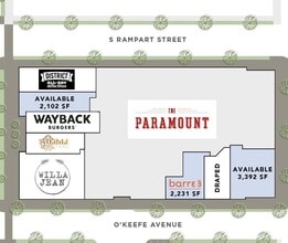 616 Okeefe Ave, New Orleans, LA for lease Site Plan- Image 2 of 4