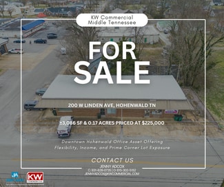 More details for 200 Linden Ave, Hohenwald, TN - Office for Sale