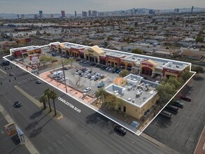 5181-5191 W Charleston Blvd, Las Vegas, NV - AERIAL  map view - Image1