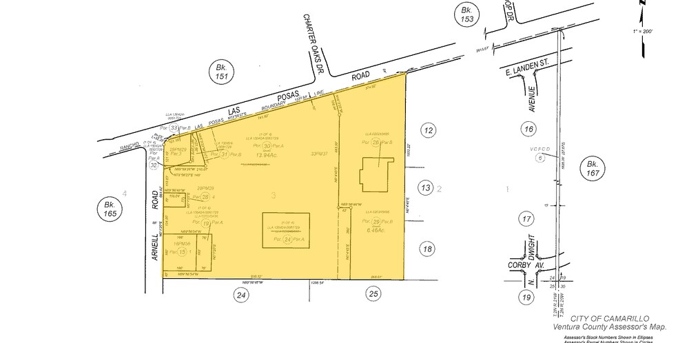 2360 Las Posas Rd, Camarillo, CA for sale - Plat Map - Image 1 of 1