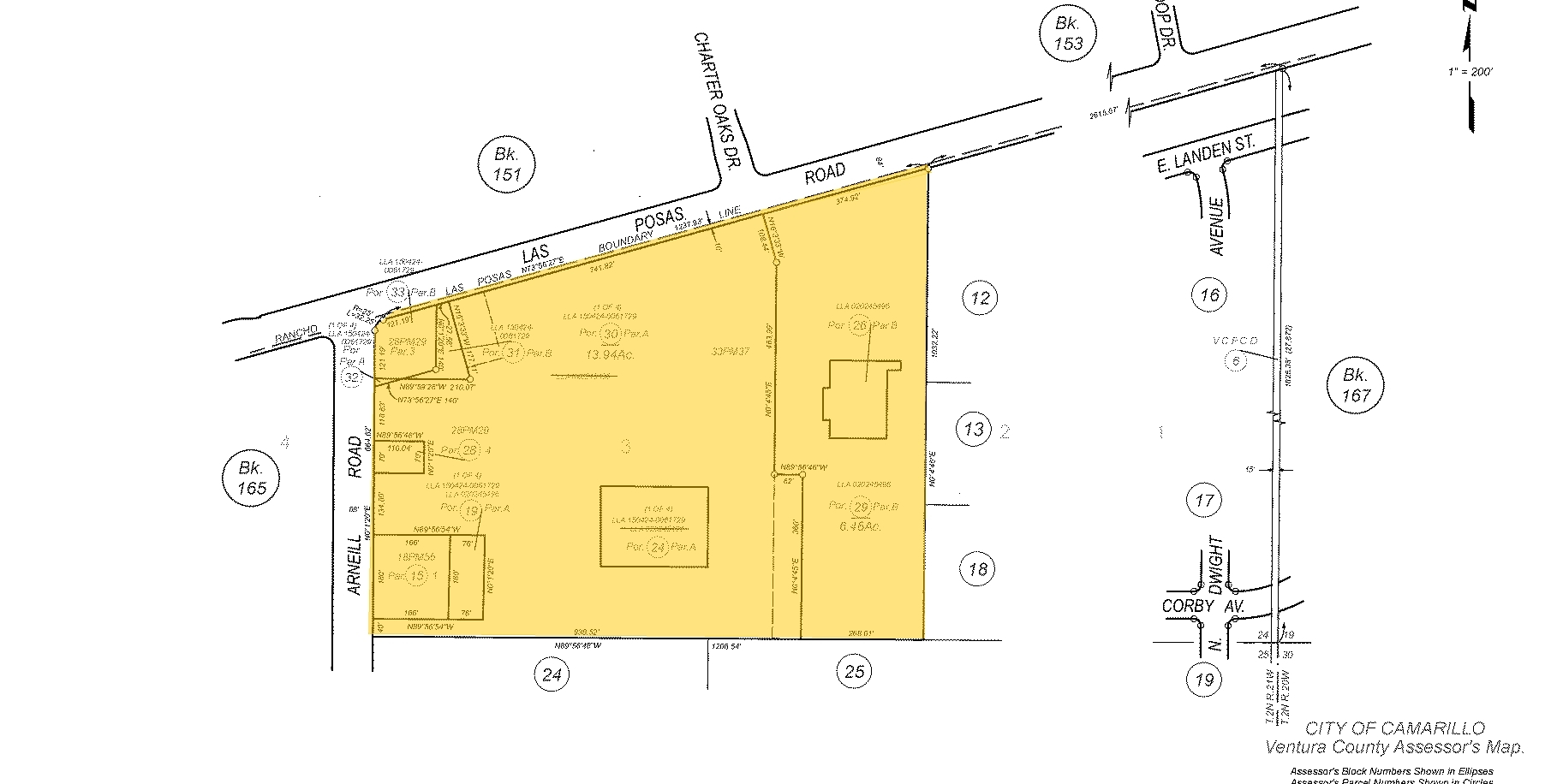 2360 Las Posas Rd, Camarillo, CA for sale Plat Map- Image 1 of 1