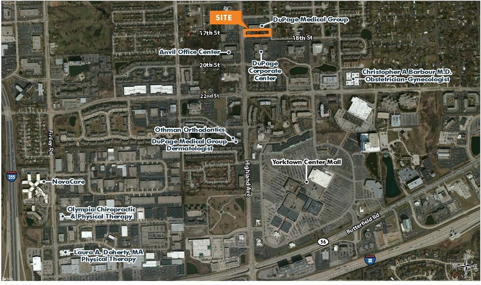 Lombard Il Zoning Map 1811 S Highland Ave, Lombard, Il 60148 - 1.2 Ac Development Site On  Highland Ave | Loopnet