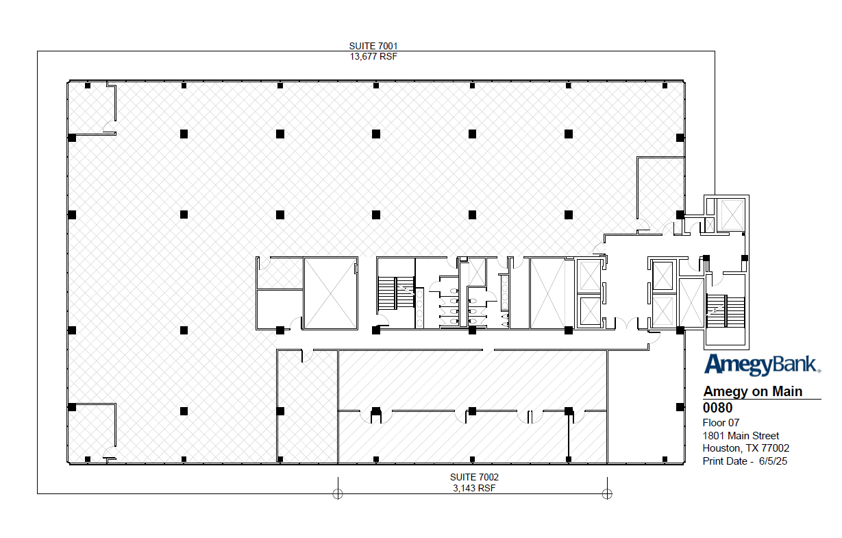 1801 Main St, Houston, TX for lease Floor Plan- Image 1 of 1