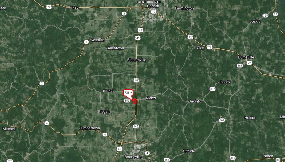 US45, Rienzi, MS 38865 Mississippi 356 at US45