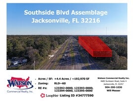 ~4.4-Acre Southside Blvd. Assemblage - Investment Property