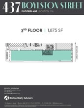 437 Boylston St, Boston, MA for lease Floor Plan- Image 1 of 1