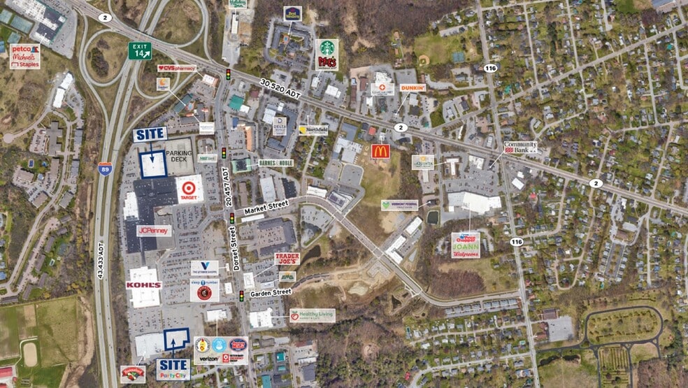 155 Dorset St, South Burlington, VT for lease - Aerial - Image 2 of 6