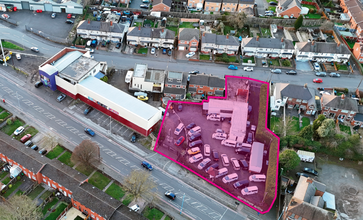 Dudley Port, Tipton, WMD - aerial  map view