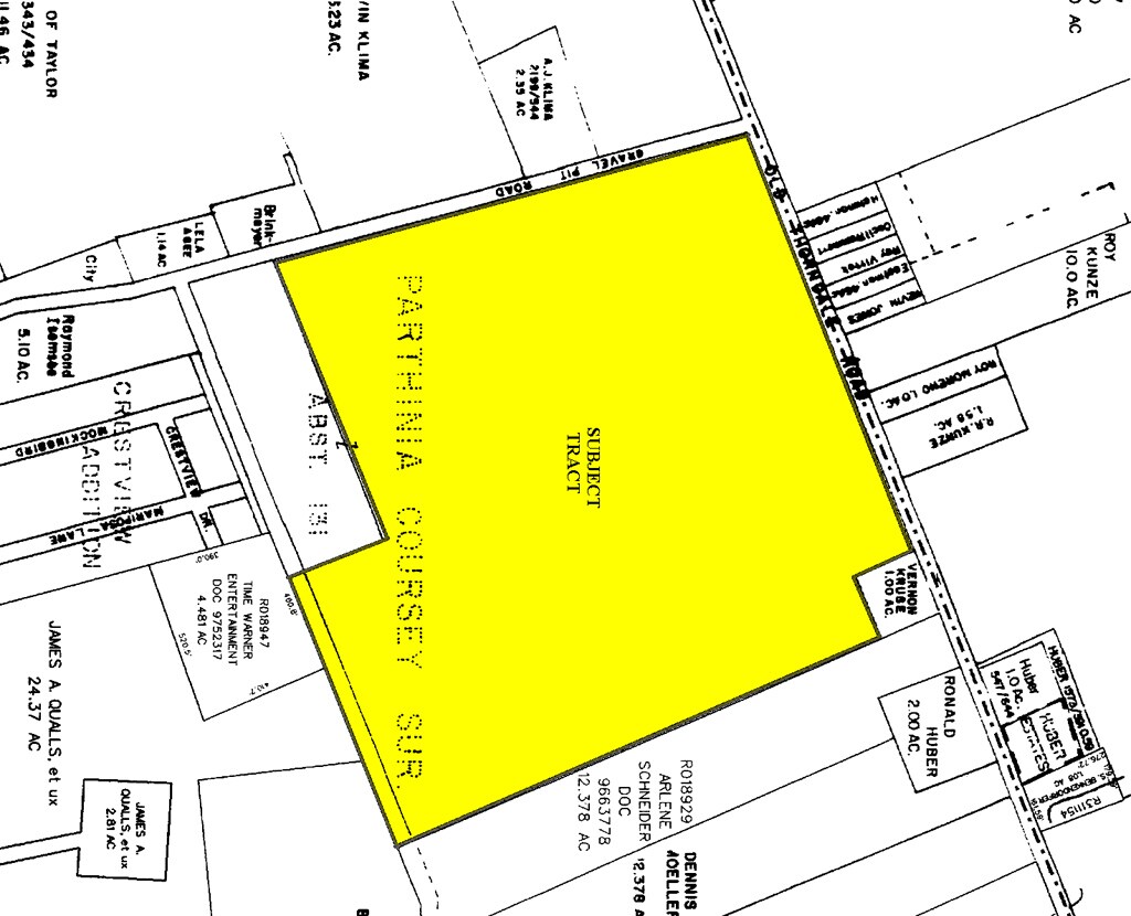 Gravel Pit Rd, Taylor, TX for sale Plat Map- Image 1 of 1
