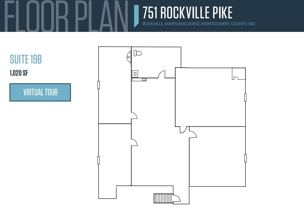 751 Rockville Pike, Rockville, MD for lease Floor Plan- Image 1 of 1
