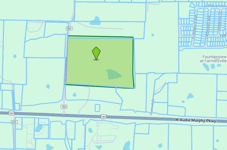 2734 West Audie Murphy Parkway, Farmersville, TX for sale Plat Map- Image 1 of 2