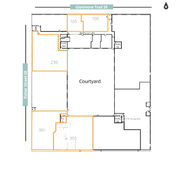 6940 Fisher Park Rd SE, Calgary, AB for lease - Site Plan - Image 2 of 7