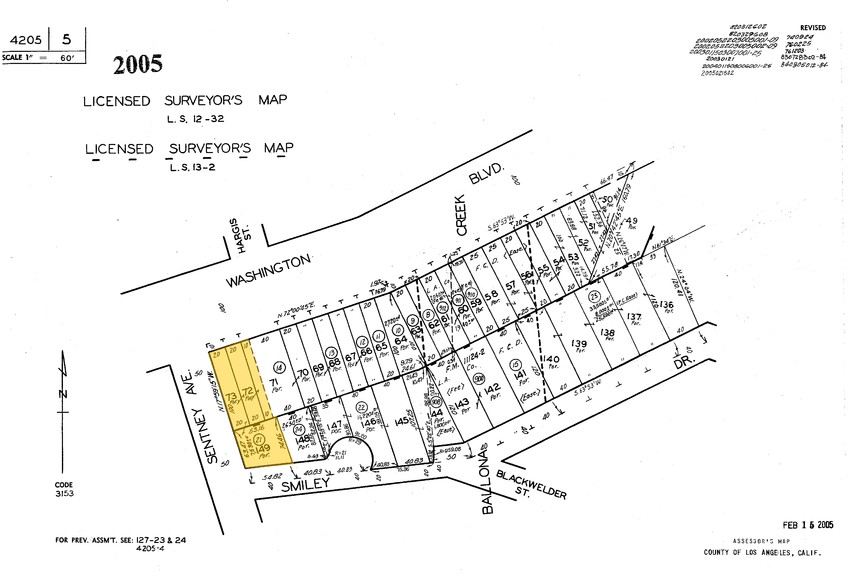 6006 Washington Blvd, Culver City, CA for lease - Plat Map - Image 2 of 19