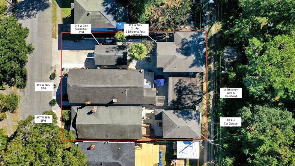 913-917 W 38th st, Savannah, GA for sale - Building Photo - Image 2 of 10